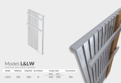 حوله خشک کن استیل مدل L