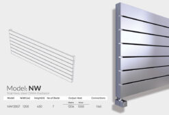 رادیاتور استیل مدل NW