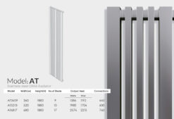 رادیاتور استیل مدل AT