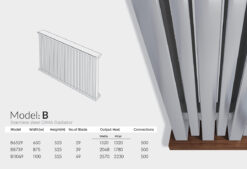 رادیاتور استیل مدل B