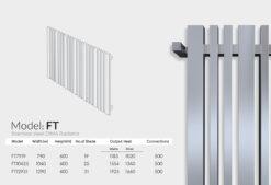 رادیاتور استیل مدل FT