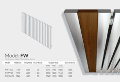 رادیاتور استیل مدل FW
