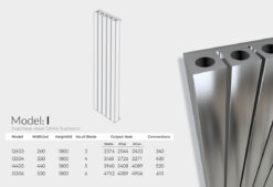 رادیاتور استیل مدل I