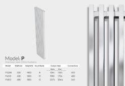 رادیاتور استیل مدل P