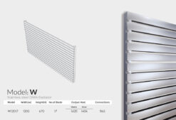 رادیاتور استیل مدل W